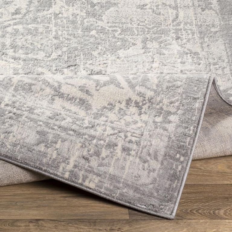 Monaco Runner - Vintage Traditional Oriental Boho - MOC2328 - Grey - 80cm x 220cm