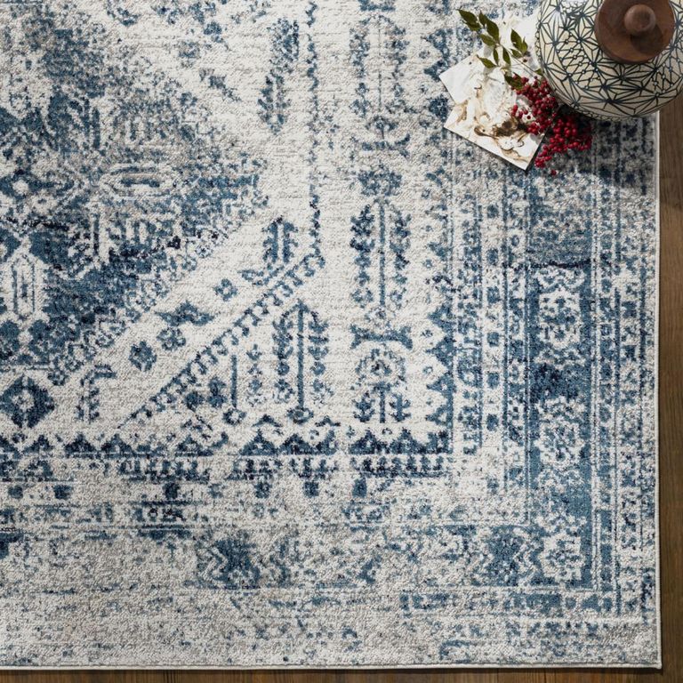 Monte Carlo Runner - Oriental Vintage - MNC2313 - Blue - 80cm x 220cm