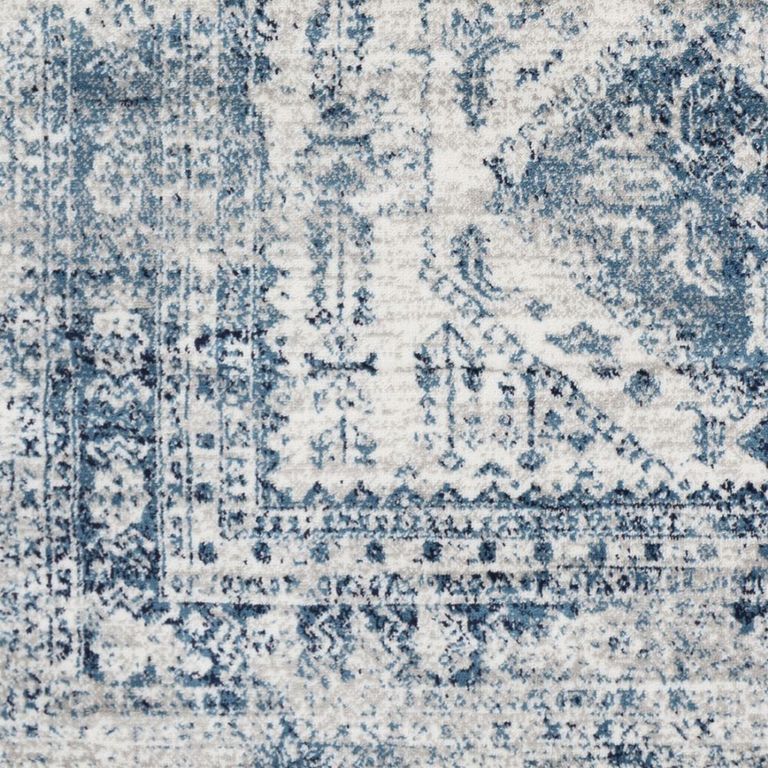 Monte Carlo Runner - Oriental Vintage - MNC2313 - Blue - 80cm x 220cm