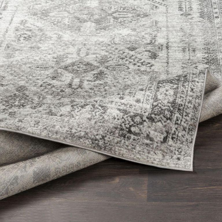 Monte Carlo Rug - Oriental Vintage - MNC2314 - Grey - Sizes Available