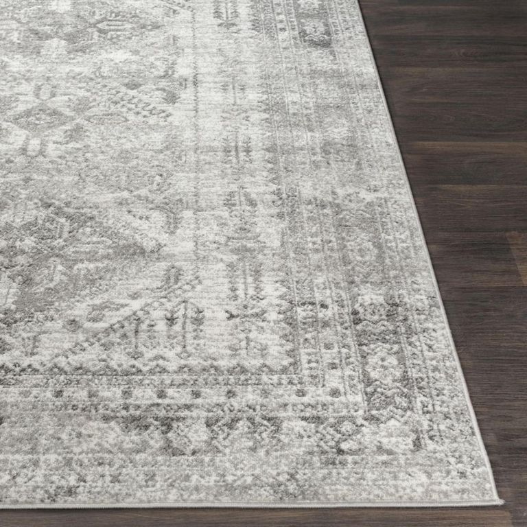 Monte Carlo Rug - Oriental Vintage - MNC2314 - Grey - Sizes Available