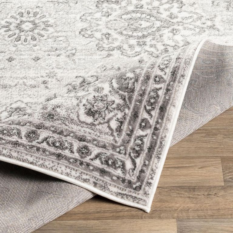 Monte Carlo Rug - Oriental Vintage - MNC2331 - Grey - Sizes Available