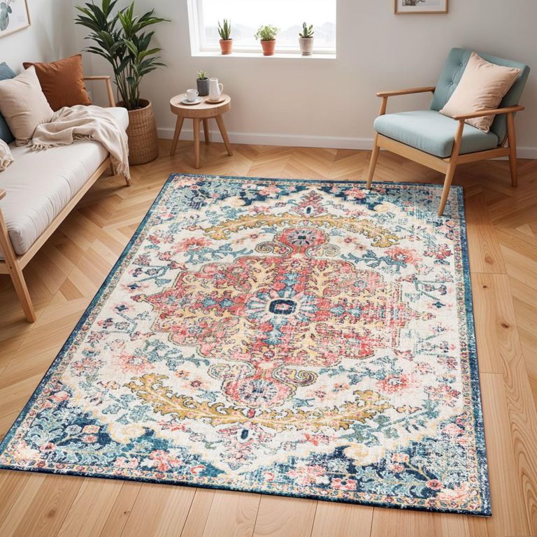 Murat Rug - Oriental Vintage - MUT2321 - Blue - Sizes Available