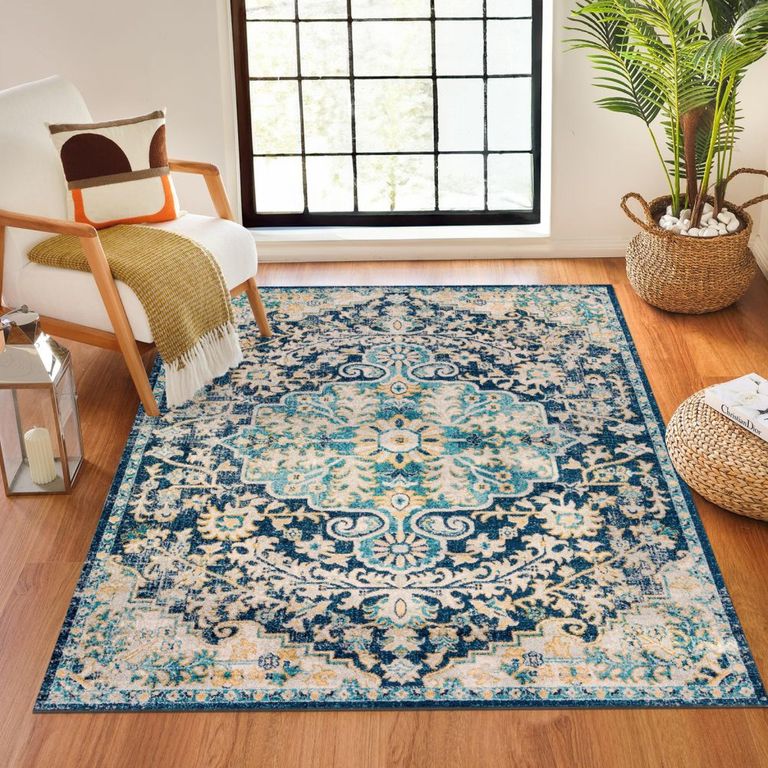 Murat Rug - Oriental Vintage - MUT2320 - Ink Blue - Sizes Available