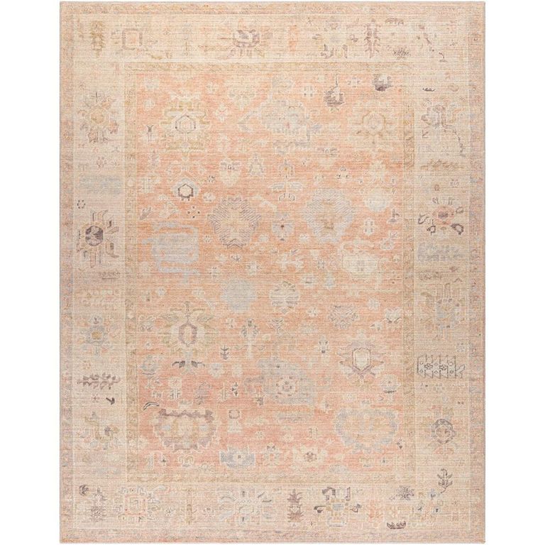 Marlene Rug - Vintage Oriental Boho - BOMN2307 - Dusty Pink - Sizes Available