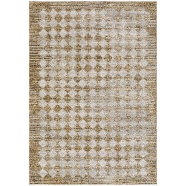 Myrtle Avenue Rug - Scandi Geometric - GAMY2304 - Brown - Sizes Available
