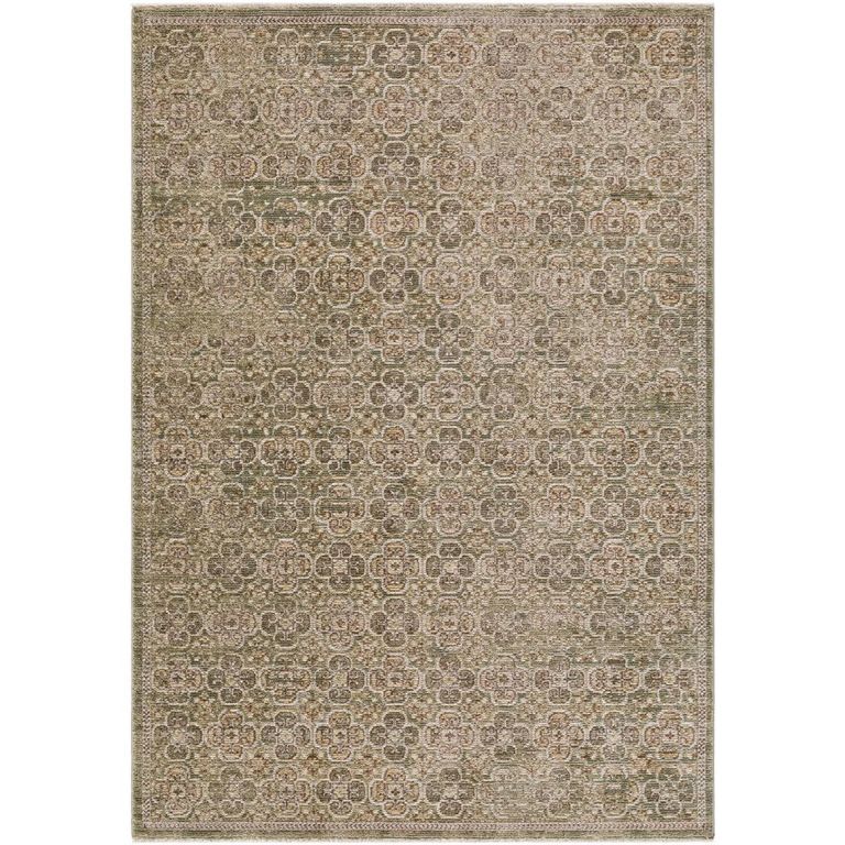 Myrtle Avenue Rug - Vintage Traditional Oriental Boho - GAMY2301 - Green - Sizes Available