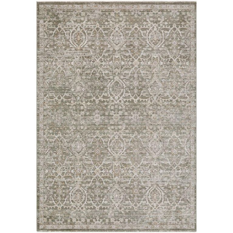 Myrtle Avenue Rug - Vintage Traditional Oriental Boho - GAMY2305 - Olive Green - Sizes Available