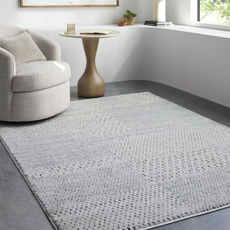 Architect Galey Alix Rug - Modern Scandi High Pile - GAAR2302 - Ivory & Black - Sizes Available