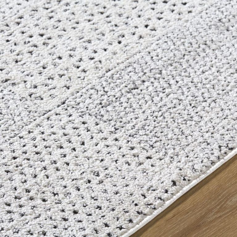 Architect Galey Alix Runner - Modern Scandi High Pile - GAAR2302 - Ivory & Black - 80cm x 220cm