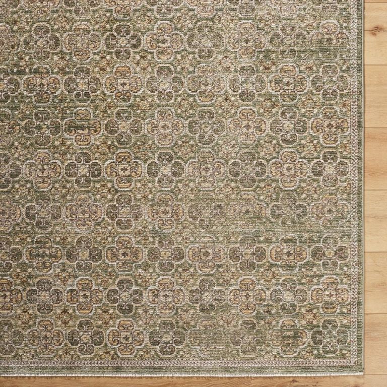 Myrtle Avenue Rug - Vintage Traditional Oriental Boho - GAMY2301 - Green - Sizes Available