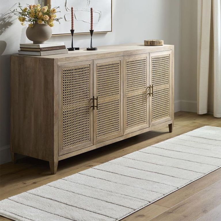 Cascade Runner - Scandi High Pile - PNWCS2303 - White - 80cm x 220cm