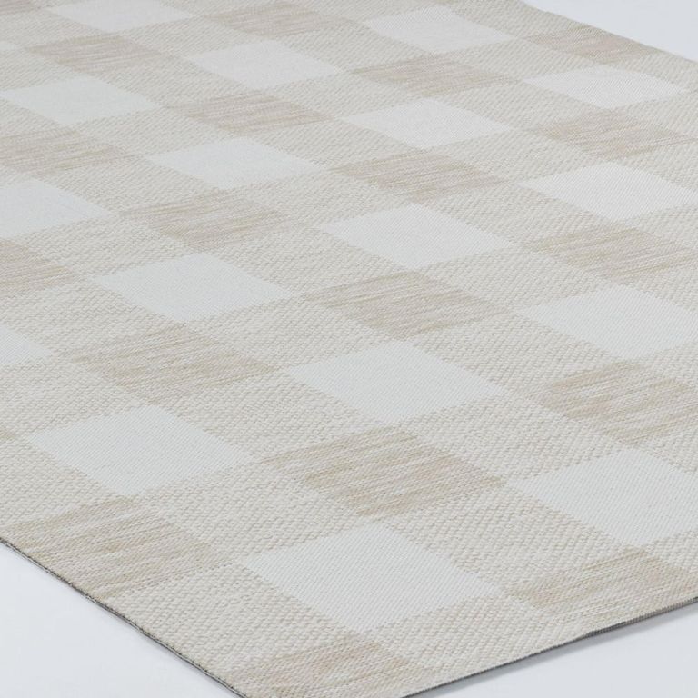 Barbados Rug - Checkered - BBD2310 - Beige - 160cm x 213cm
