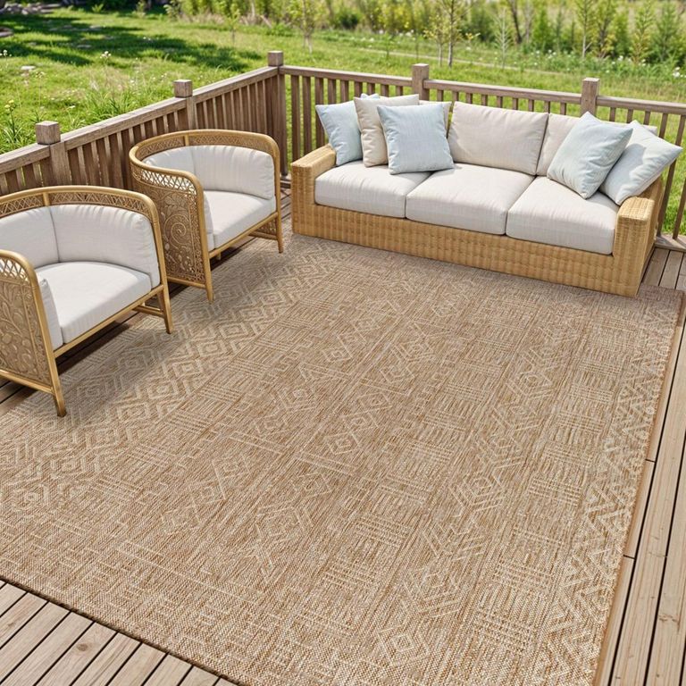 Eagean Rug - EAG2412 - Brown - 200cm x 275cm