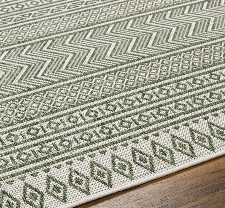 Eagean Rug - EAG2425 - Green - 200cm x 275cm