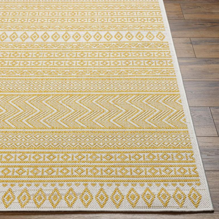 Eagean Rug - EAG2427 - Yellow - 200cm x 275cm
