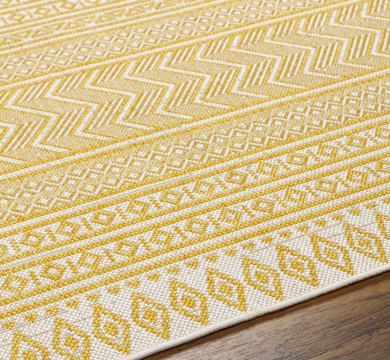 Eagean Rug - EAG2427 - Yellow - 200cm x 275cm