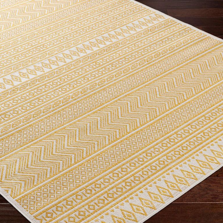 Eagean Rug - EAG2427 - Yellow - 200cm x 275cm