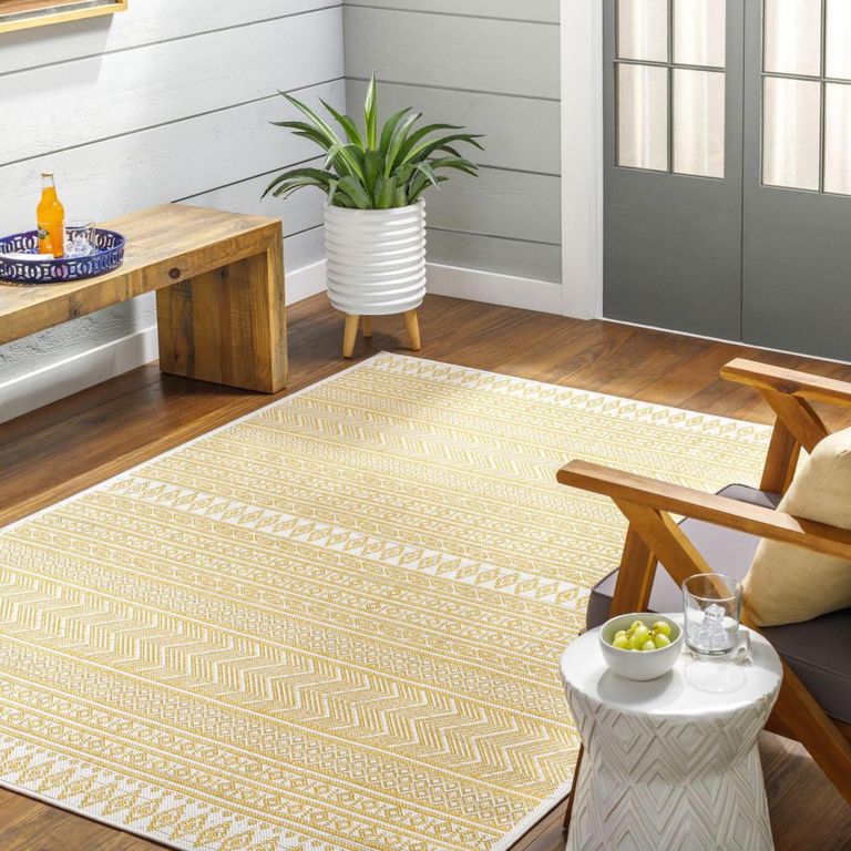 Eagean Rug - EAG2427 - Yellow - 200cm x 275cm