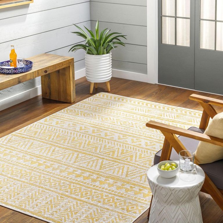 Eagean Rug - EAG2431 - Yellow - 200cm x 275cm
