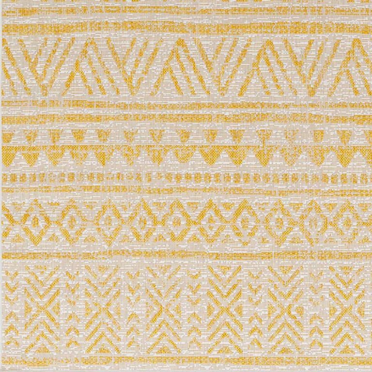 Eagean Round Rug - EAG2431 - Yellow - 160cm x 160cm