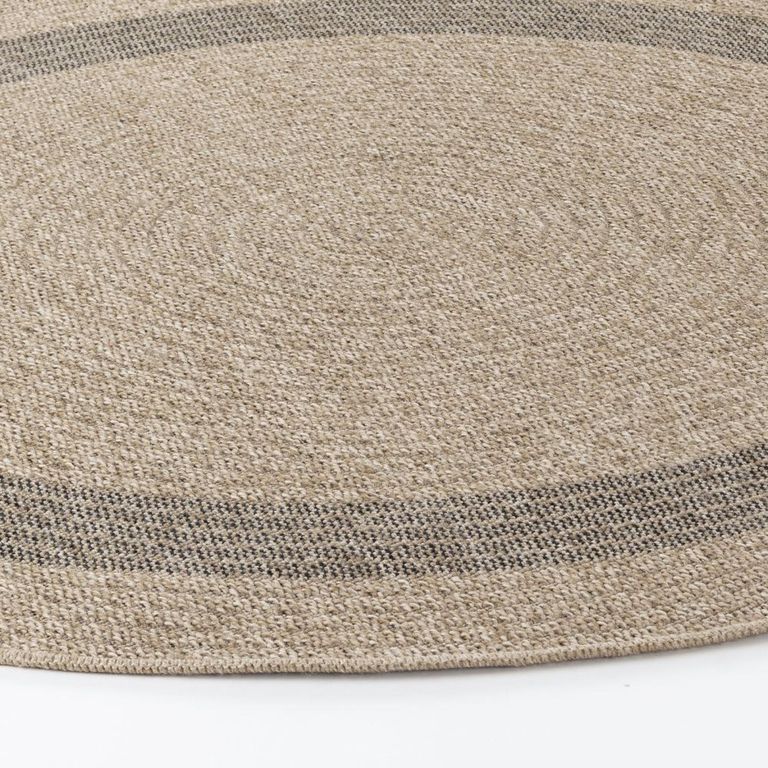 Encore Round Rug - ENC2301 - Tan - Jute Look - Sizes Available