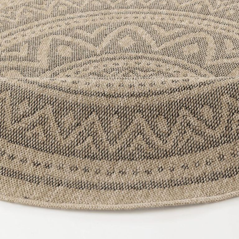 Encore Round Rug - ENC2302 - Tan - Jute Look - Sizes Available