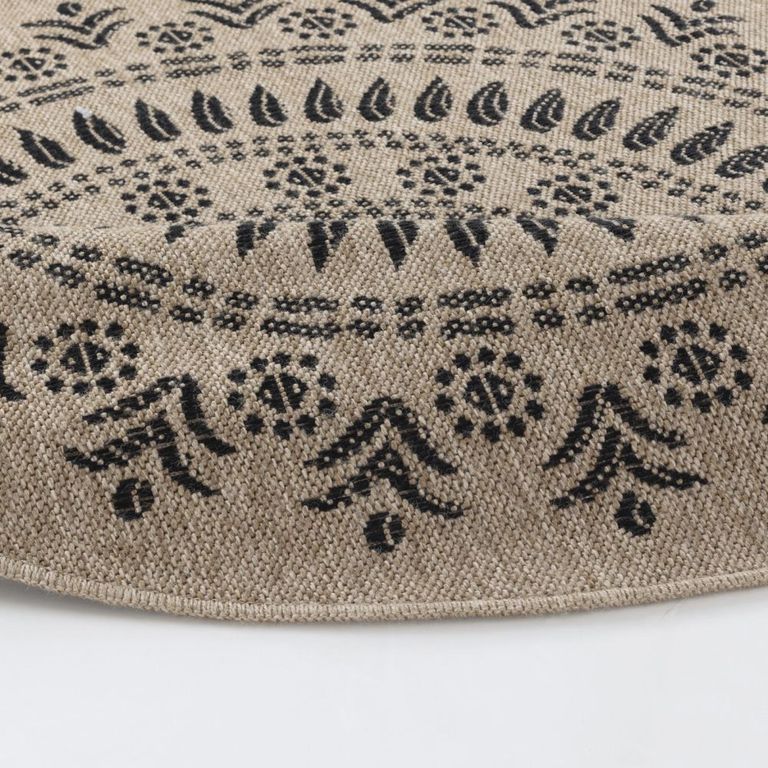 Encore Round Rug - ENC2304 - Tan - Jute Look - Sizes Available