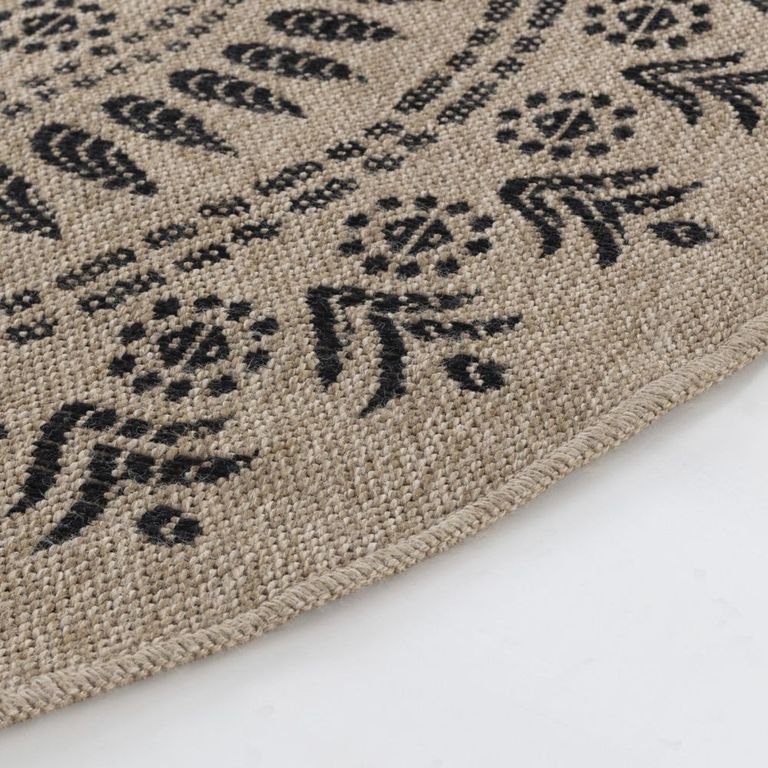 Encore Round Rug - ENC2304 - Tan - Jute Look - Sizes Available