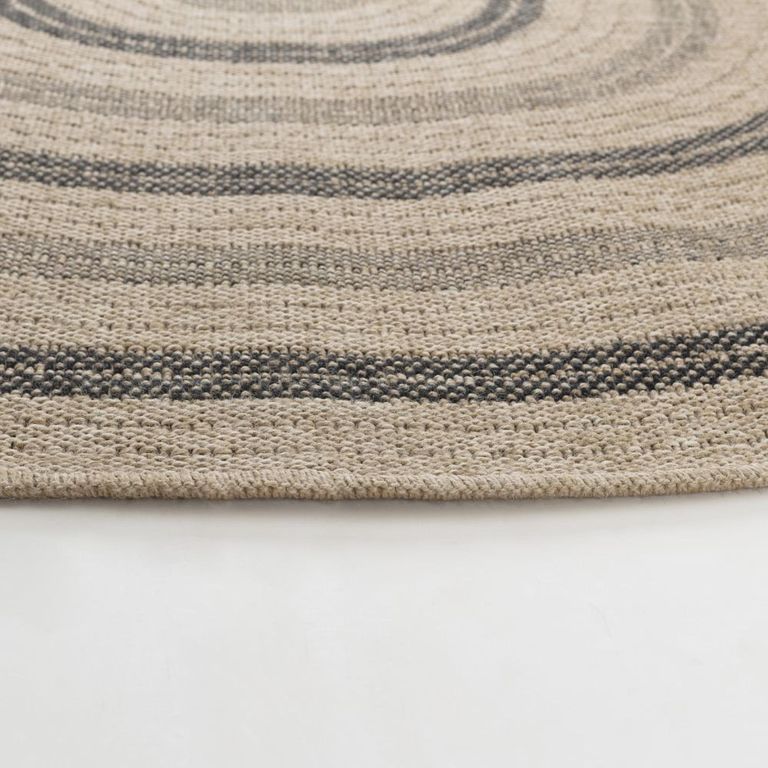 Encore Round Rug - ENC2305 - Tan - Jute Look - Sizes Available