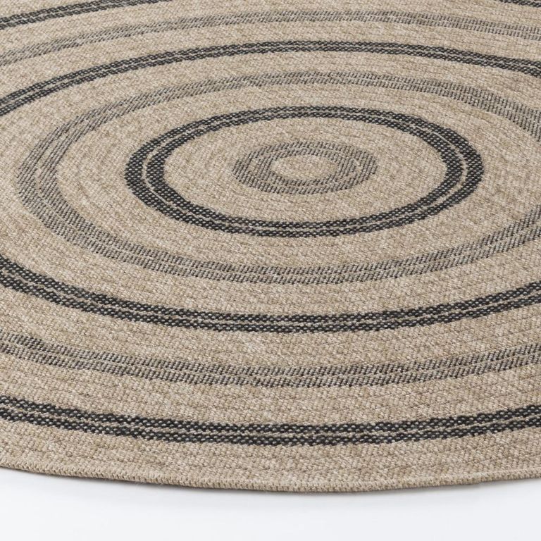 Encore Round Rug - ENC2305 - Tan - Jute Look - Sizes Available