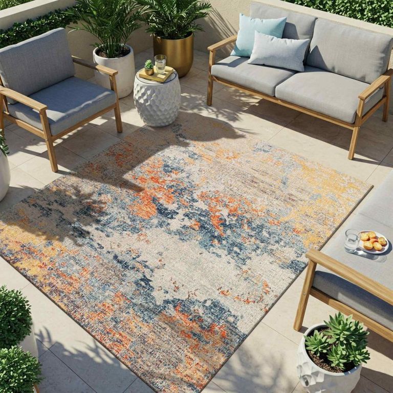 Huntington Rug - HTB2325 - Multicolour Beach - Sizes Available