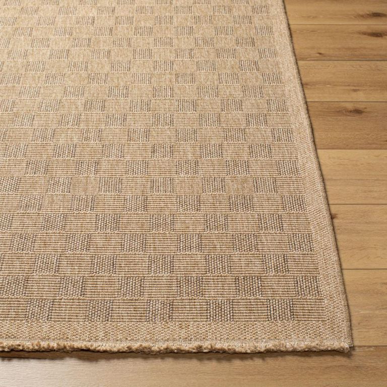 Mirage Rug - Jute Look Checkered - MGE2310 - Brown - Sizes Available