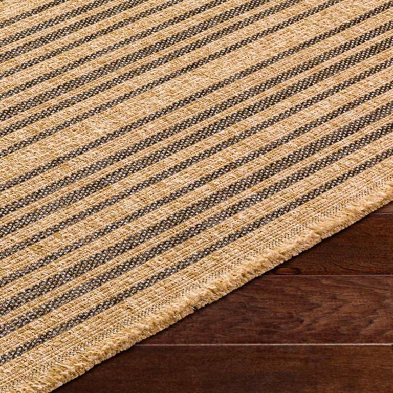 Mirage Rug - Jute Look Striped - MGE2308 - Cottage Brown - Sizes Available