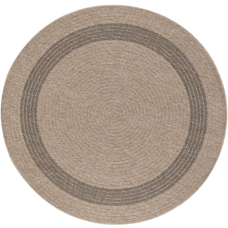 Encore Round Rug - ENC2301 - Tan - Jute Look - Sizes Available