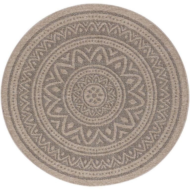 Encore Round Rug - ENC2302 - Tan - Jute Look - Sizes Available