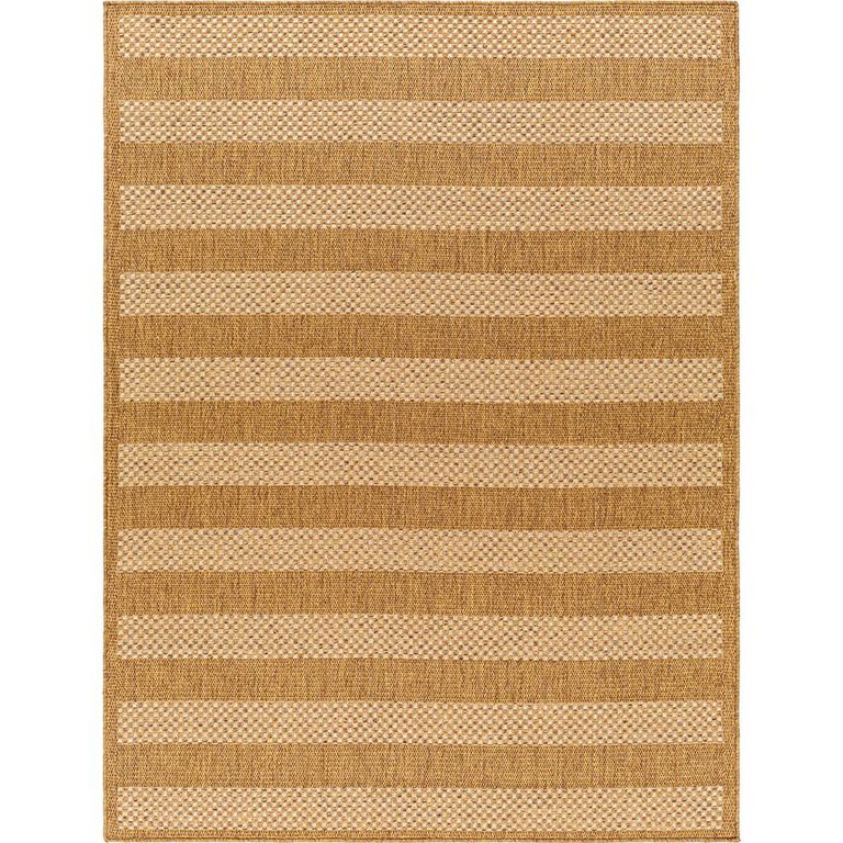 Pismo Rug - Beach Jute Striped - PMB2302 - Brown - Sizes Available