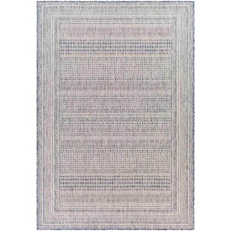 Tuareg Rug - Jute - TRG2330 - Blue - Sizes Available