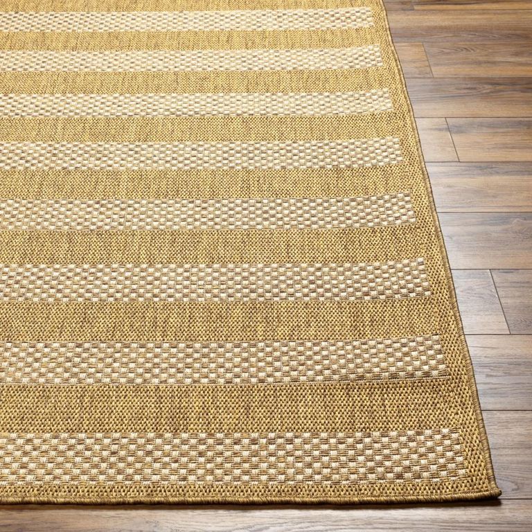 Pismo Rug - Beach Jute Striped - PMB2302 - Brown - Sizes Available