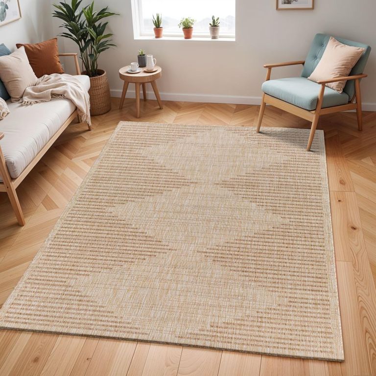 Tuareg Rug - Jute - TRG2359 - Beige - Sizes Available