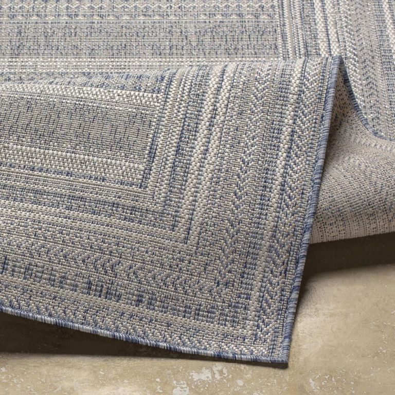 Tuareg Rug - Jute - TRG2330 - Blue - Sizes Available