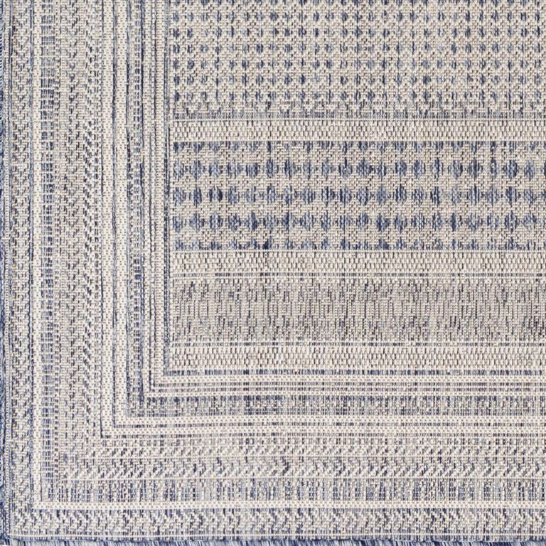 Tuareg Rug - Jute - TRG2330 - Blue - Sizes Available