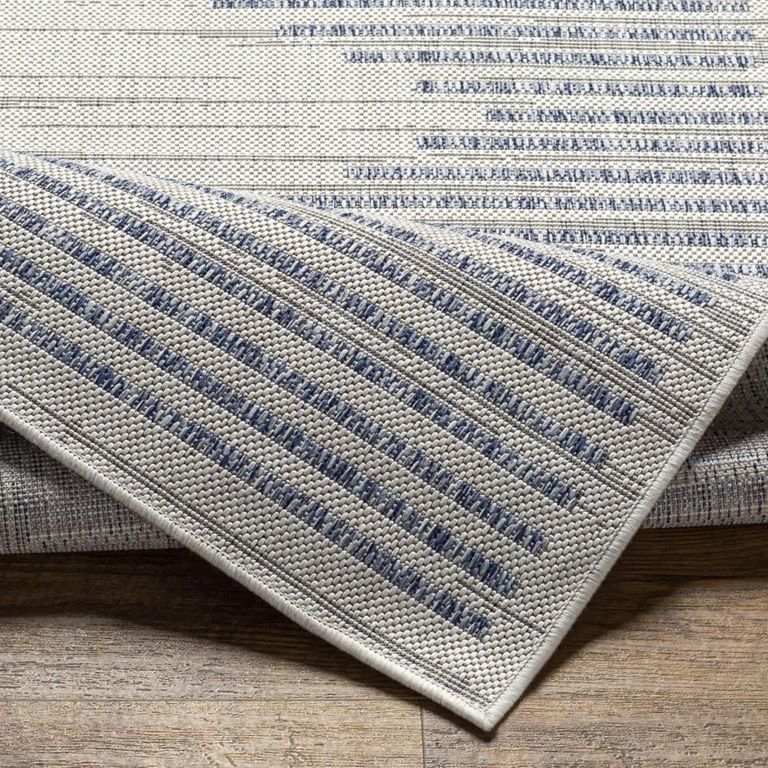 Tuareg Rug - TRG2360 - Ivory & Blue - Sizes Available