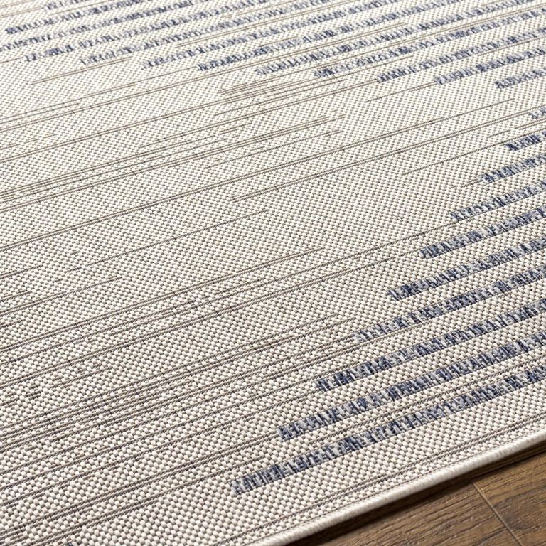 Tuareg Rug - TRG2360 - Ivory & Blue - Sizes Available