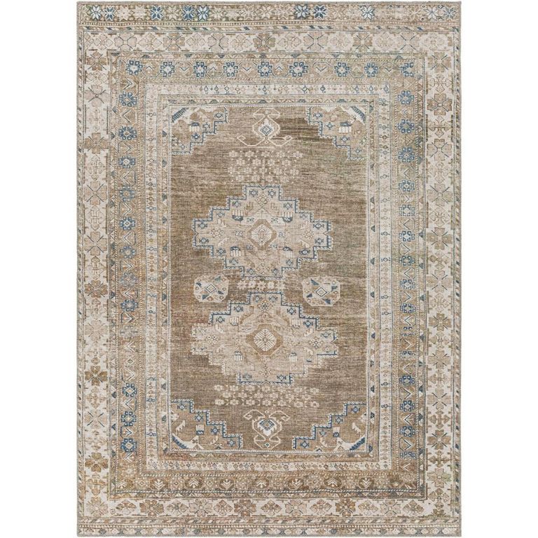 Colin Rug - Machine Washable Vintage - CLN2303 - Brown - Sizes Available