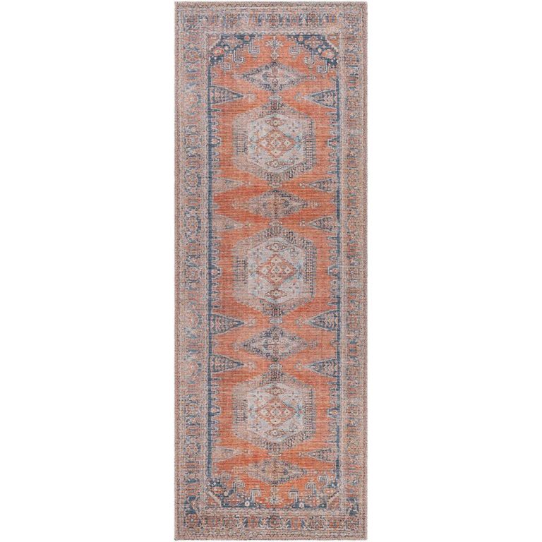 Colin Runner - Machine Washable Vintage - CLN2306 - Orange - 80cm x 220cm