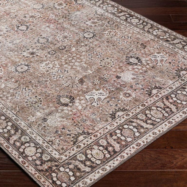 Colin Rug - Machine Washable Vintage - CLN2300 - Brown - Sizes Available