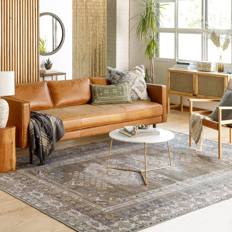 Colin Rug - Machine Washable Vintage - CLN2303 - Brown - Sizes Available