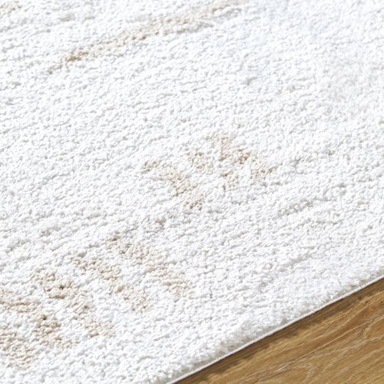 Fossay Rug - Machine Washable Modern Shaggy - FSG2301 - Beige - Sizes Available