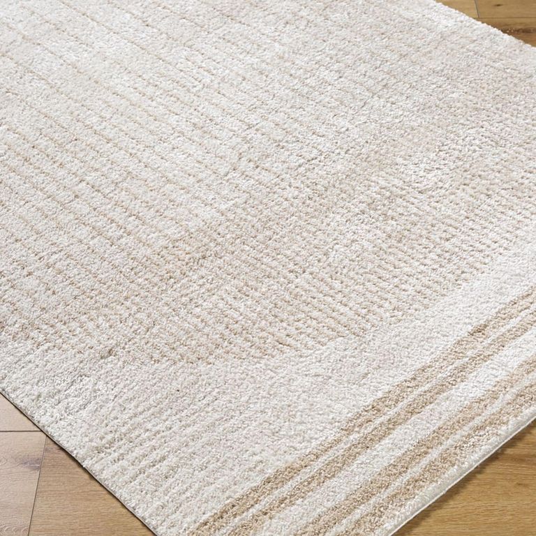 Fossay Rug - Machine Washable Modern Shaggy - FSG2306 - Beige - Sizes Available